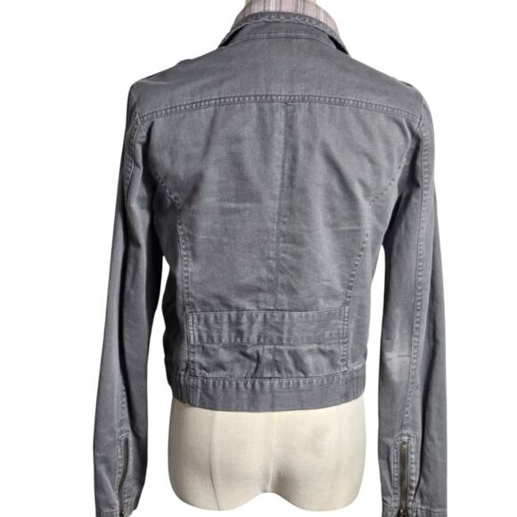 Sound & Matter Vintage Gray  Cropped Jacket - Picture 4 of 9